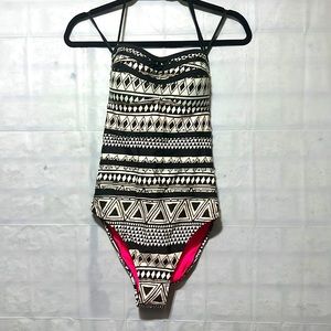 Jessica Simpson Bandeau One Piece Swimwear Size Medium